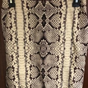 DIVINE wool/silk snake print J Crew skirt!